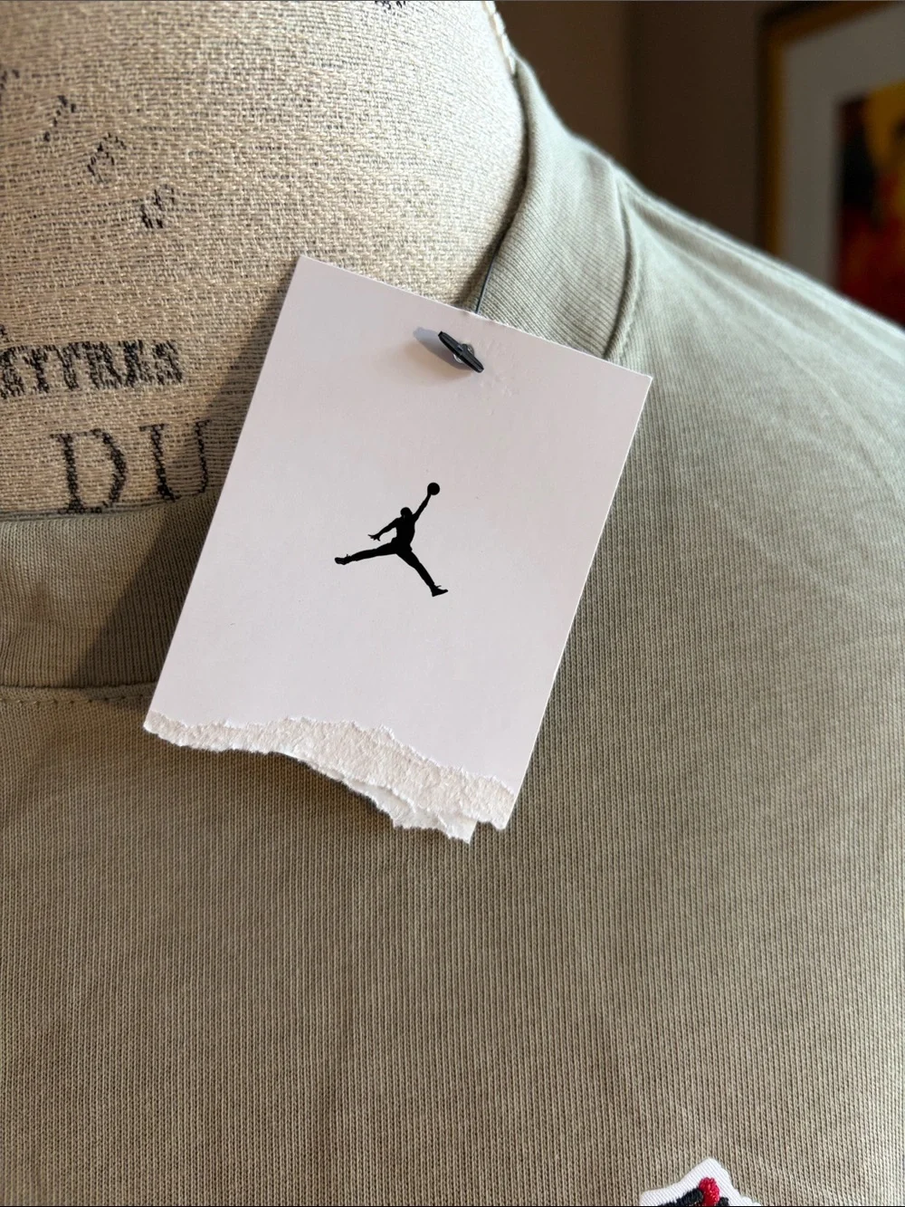 Olive Green Jordan 1 Chicago Sneaker Tee - Medium NWT